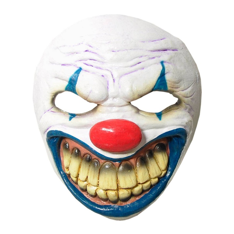 Big Mouth Killer Clown Latex Halloween Mask