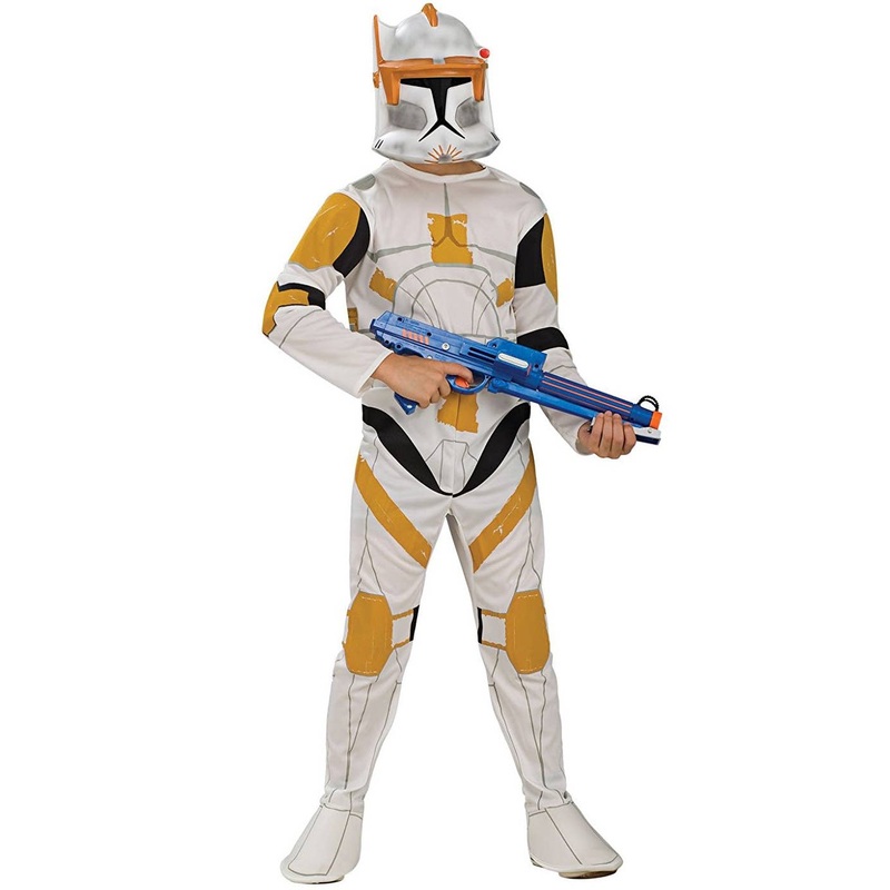 Cody Clone Trooper Commander Deluxe Star Wars Boys Costume
