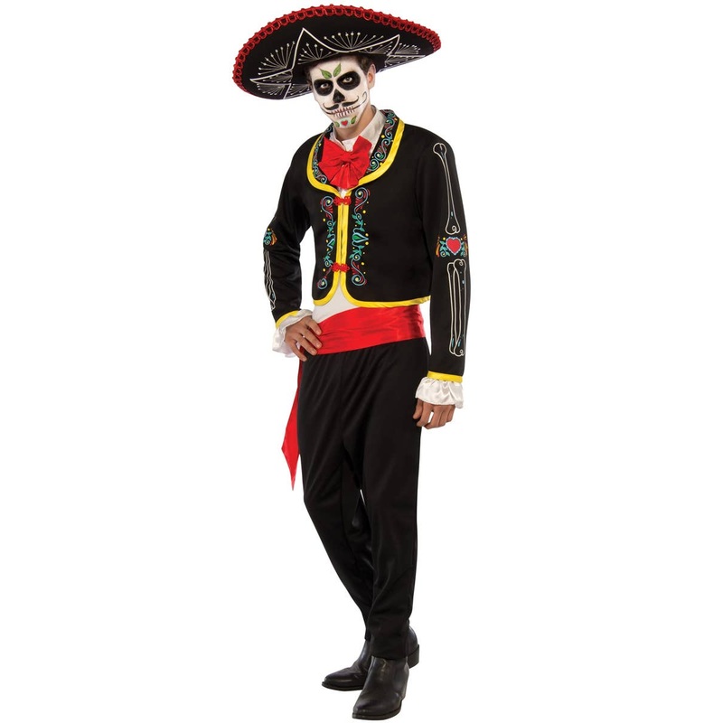Day of the Dead Senor Plus Size Mens Halloween Costume