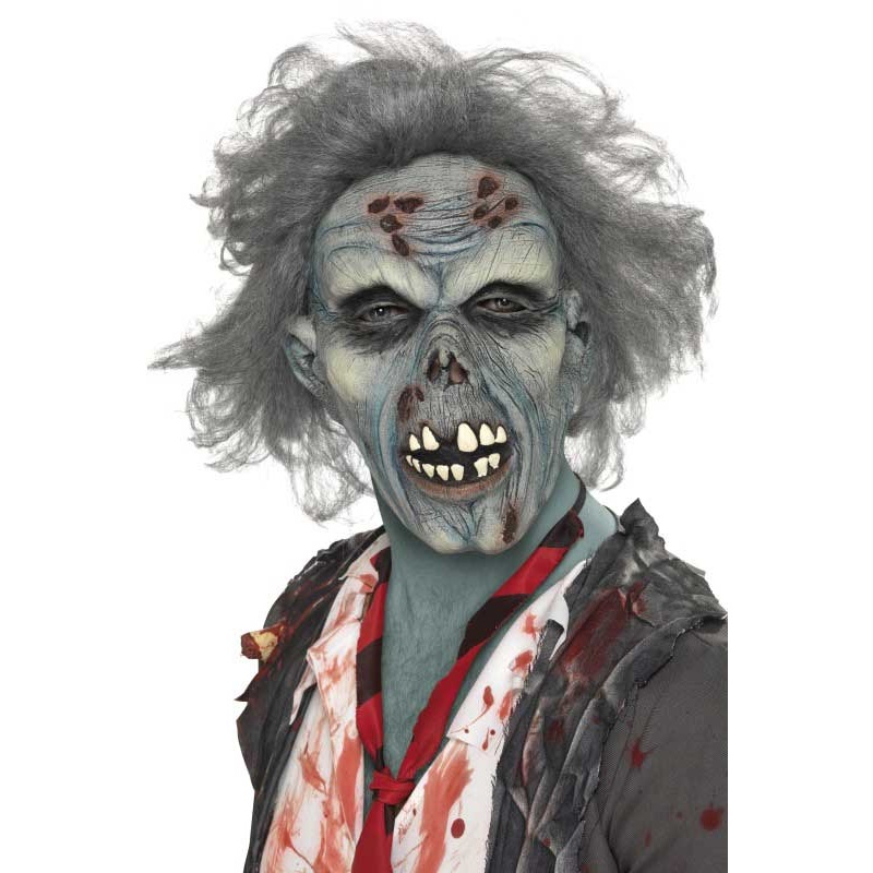 Decaying Zombie Latex Halloween Mask
