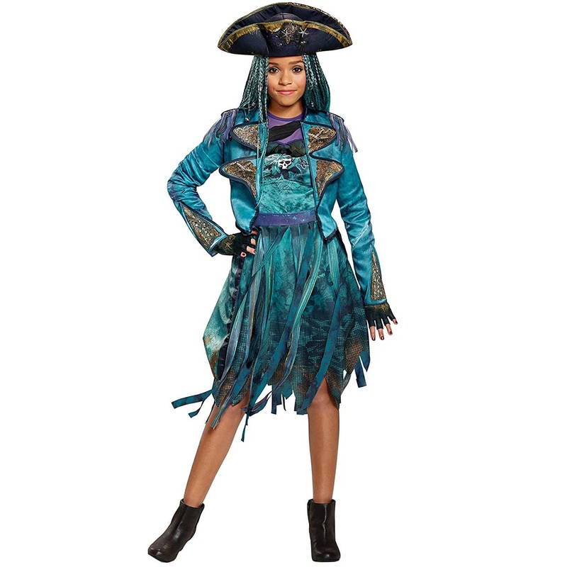 Disney Descendants 2 Girls Deluxe Uma Book Week Costume