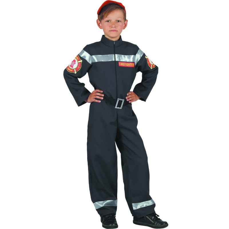 Firefighter Boys Fancy Dress Costume