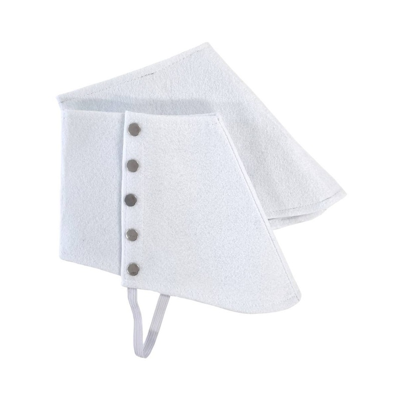 Gangster White 1920s Spats Costume Shoe Covers