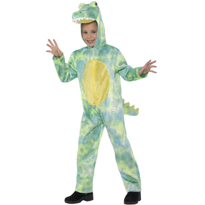 Great Big Green Dinosaur Girls Onesie Costume