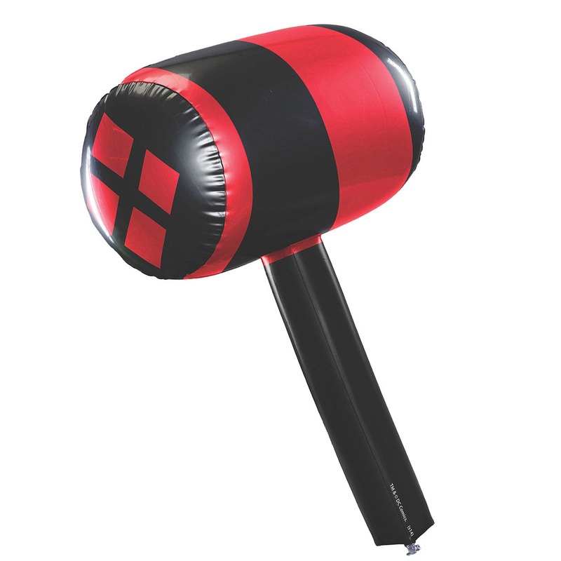 Harley Quinn Inflatable Red And Black Costume Mallet