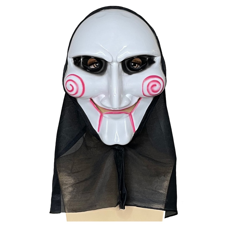 Jigsaw Adults White Halloween Costume Mask