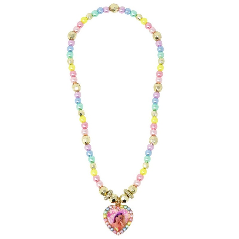 Licensed Rainbow Barbie Girls Costume Necklace