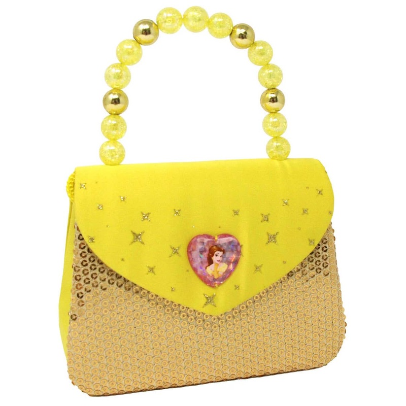 Mini Gold Sequin Princess Belle Girls Costume Handbag
