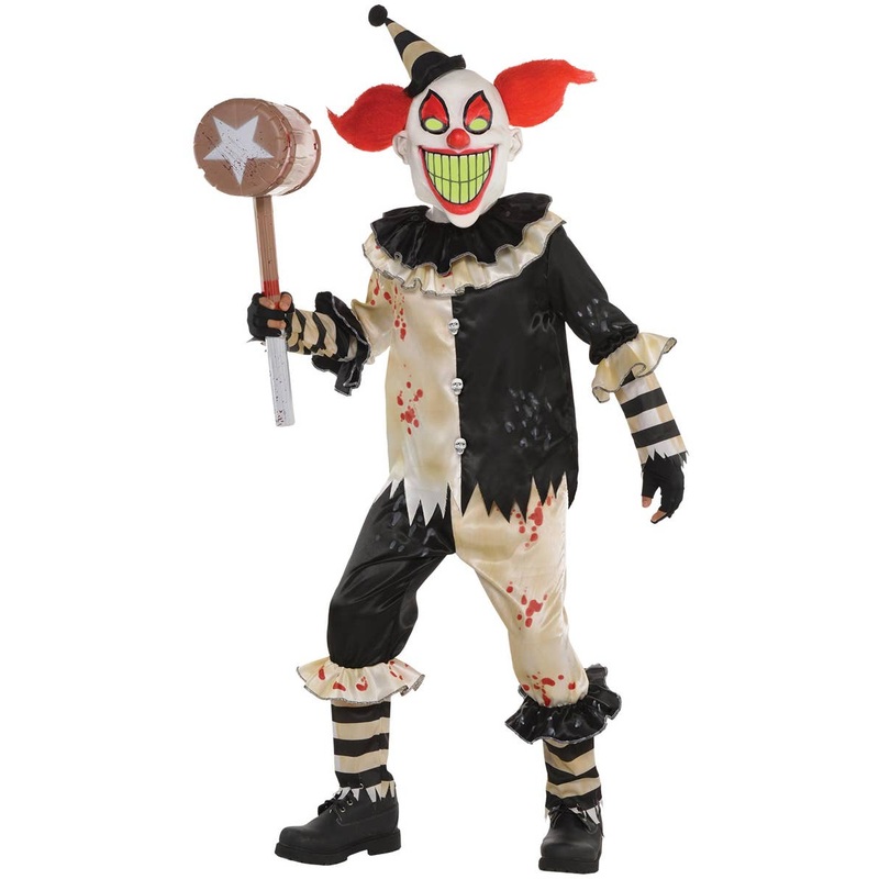Nightmare Carnival Clown Teen Boys Halloween Costume