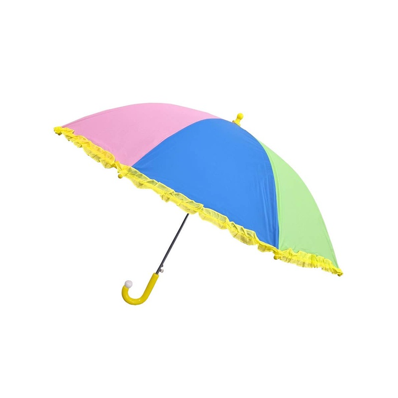 Pastel Rainbow Circus Sweetie Parasol Costume Accessory
