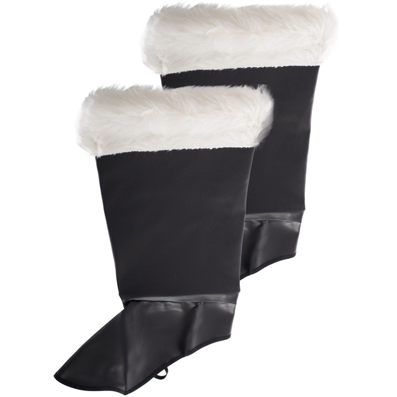 Santa Claus Leather Look Boot Covers