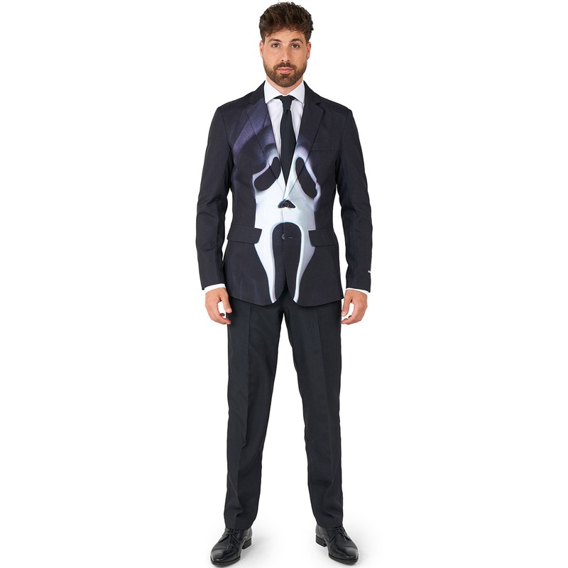 Scream Ghostface Mens Deluxe Halloween Costume Suit