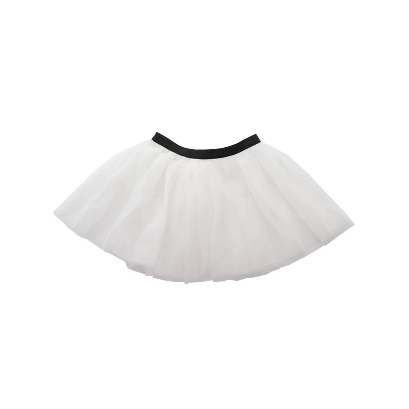 Soft White Mesh Girls Costume Tutu