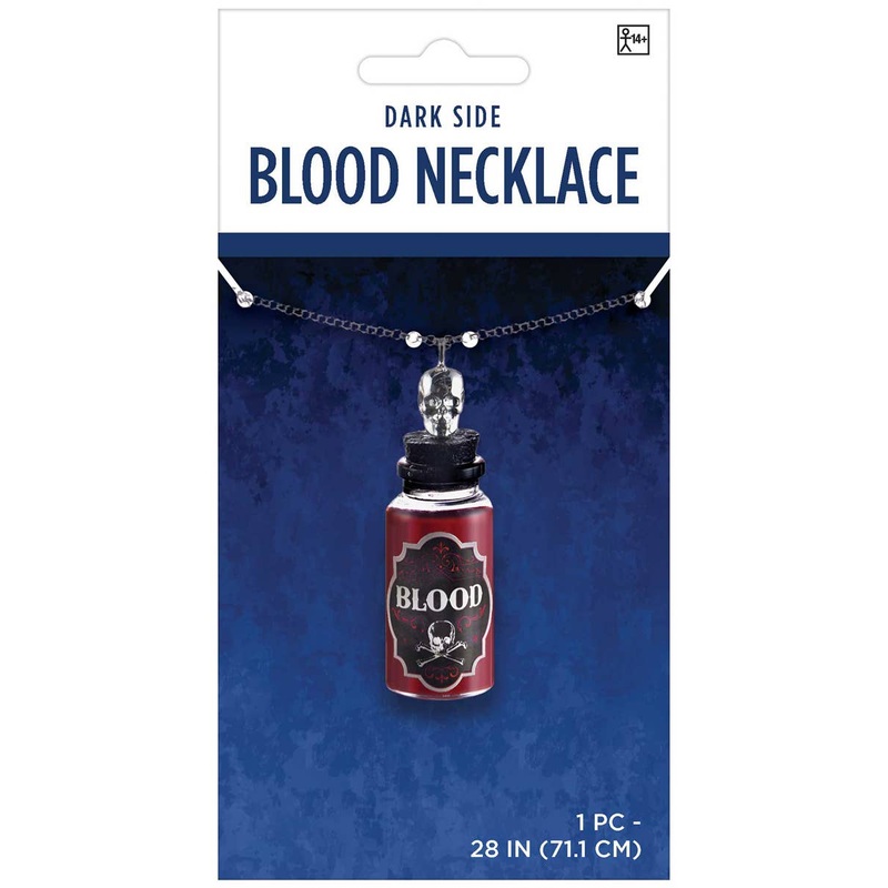 Vampire Blood Bottle Halloween Necklace