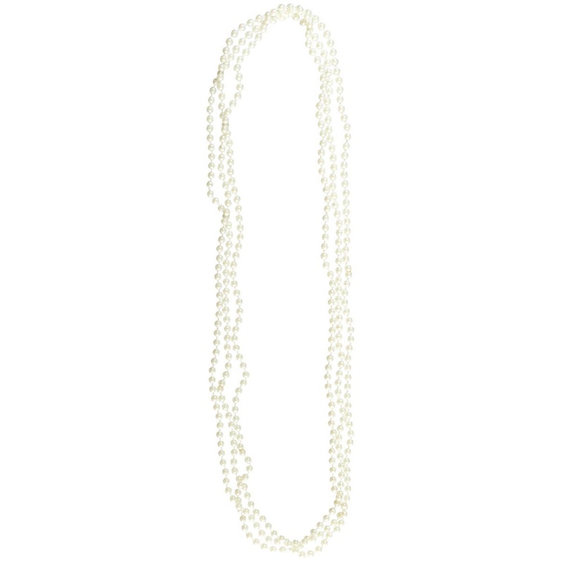 1920s Small Beaded Pearl Flapper Necklaces