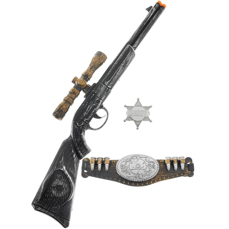 Cowboy Sheriff Gun and Badge Accessory Set