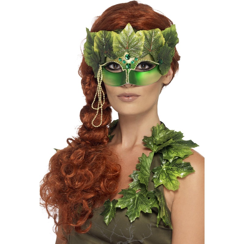 Delicate Green Forest Nymph Womens Eye Mask
