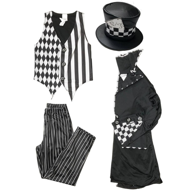 Deluxe Dark Mad Hatter Mens Costume - Size Small