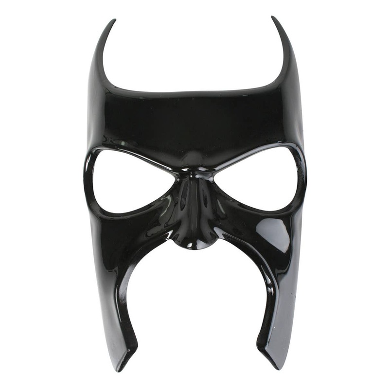 Fratello Glossy Black Adults Batman Masquerade Mask