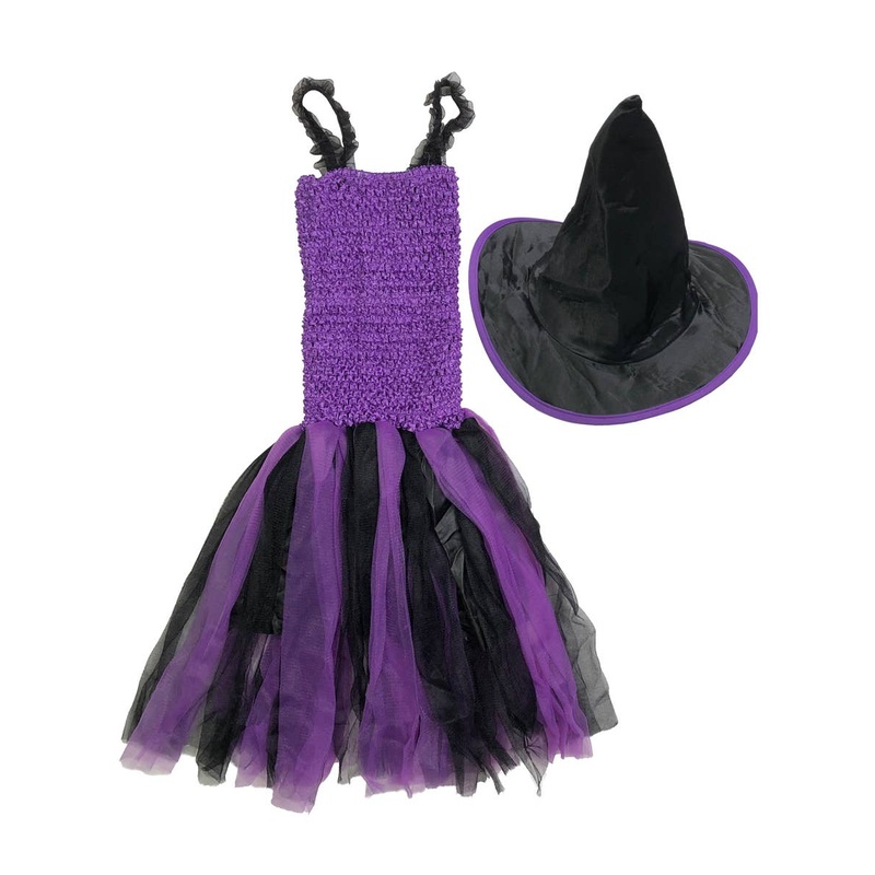 Gothic Witch Girls Costume - Size Large