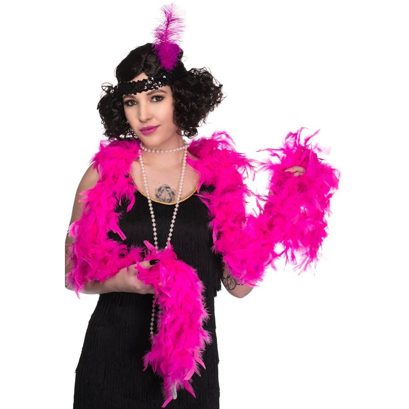 Hot Pink Feather Boa Costume Accessory