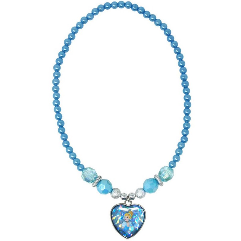 Licensed Princess Cinderella Girls Beaded Costume Necklace
