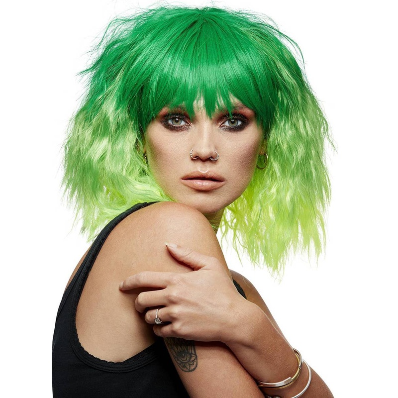 Manic Panic Venus Envy Womens Green Ombre Costume Wig