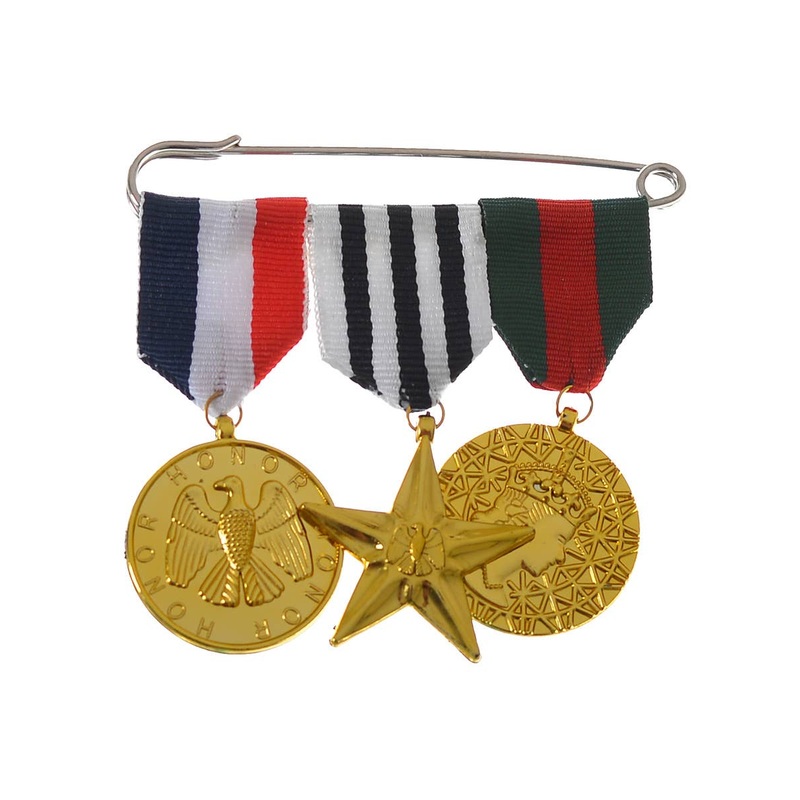 Military Medals of Honour Wartime Costume Accessory