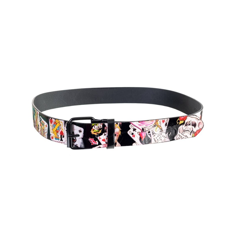 Rock Star Tattoo Illustration Print Costume Belt