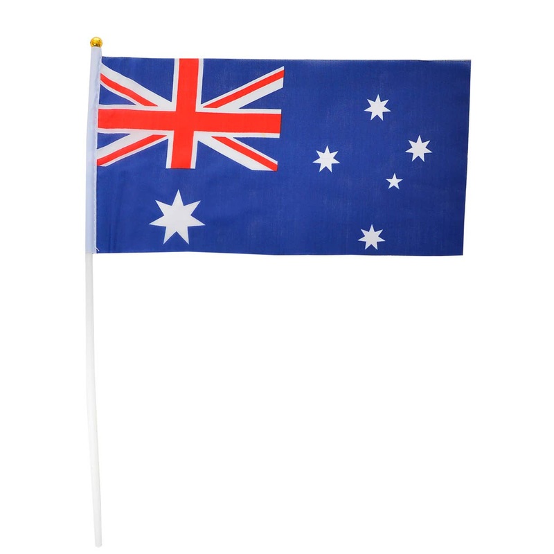 45cm Australian Flag on Stick Australia Day Decoration