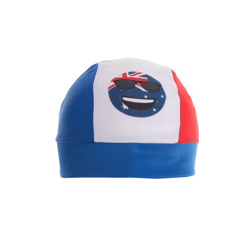 Aussie Red White And Blue Cool Dude Emoji Bandana