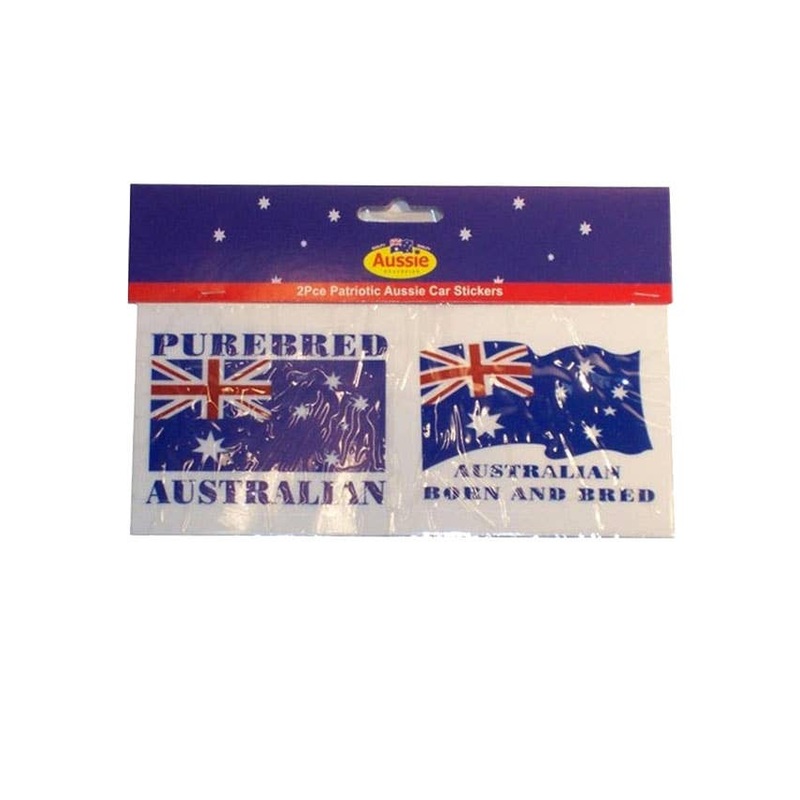 Australian Flag Car Stickers - 2 Pack