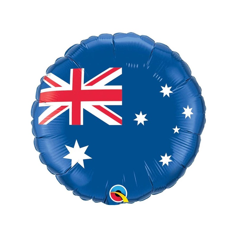 Australian Flag Round 45cm Foil Balloon