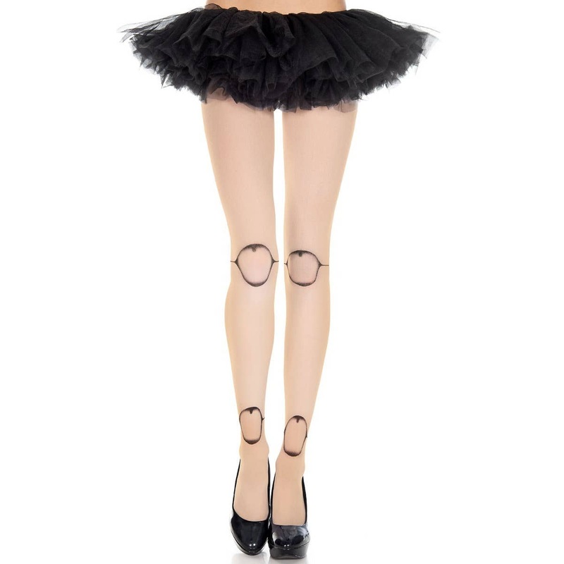 Doll Knee Joint Nude Halloween Stockings