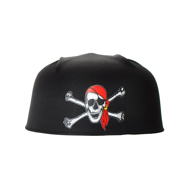 Fearsome Skull and Crossbones Pirate Costume Cap