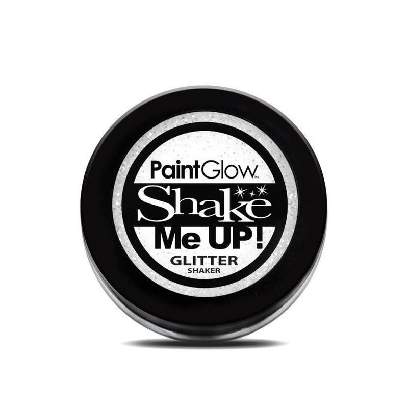 Glitter Me Up Loose Glitter Shaker - White
