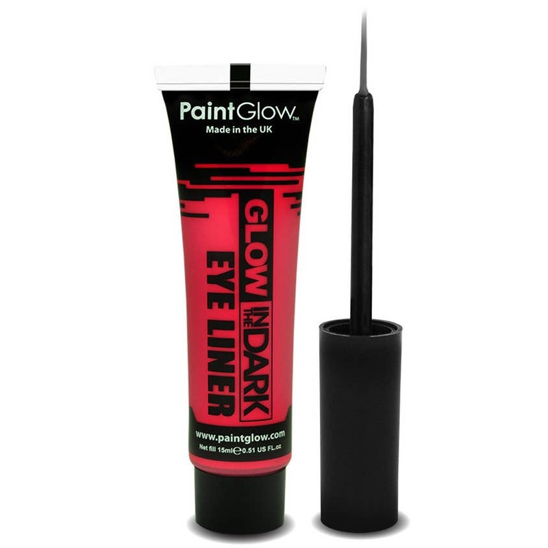 Glow in the Dark Eyeliner - Neon Red