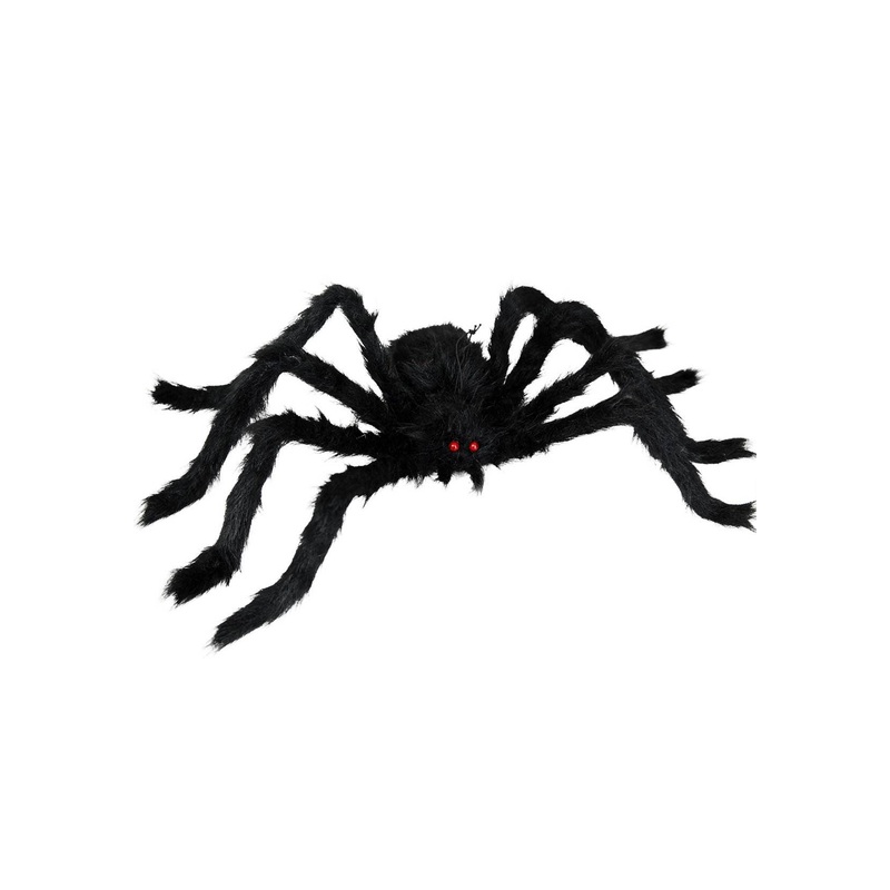 Hairy Black Spider Halloween Decoration