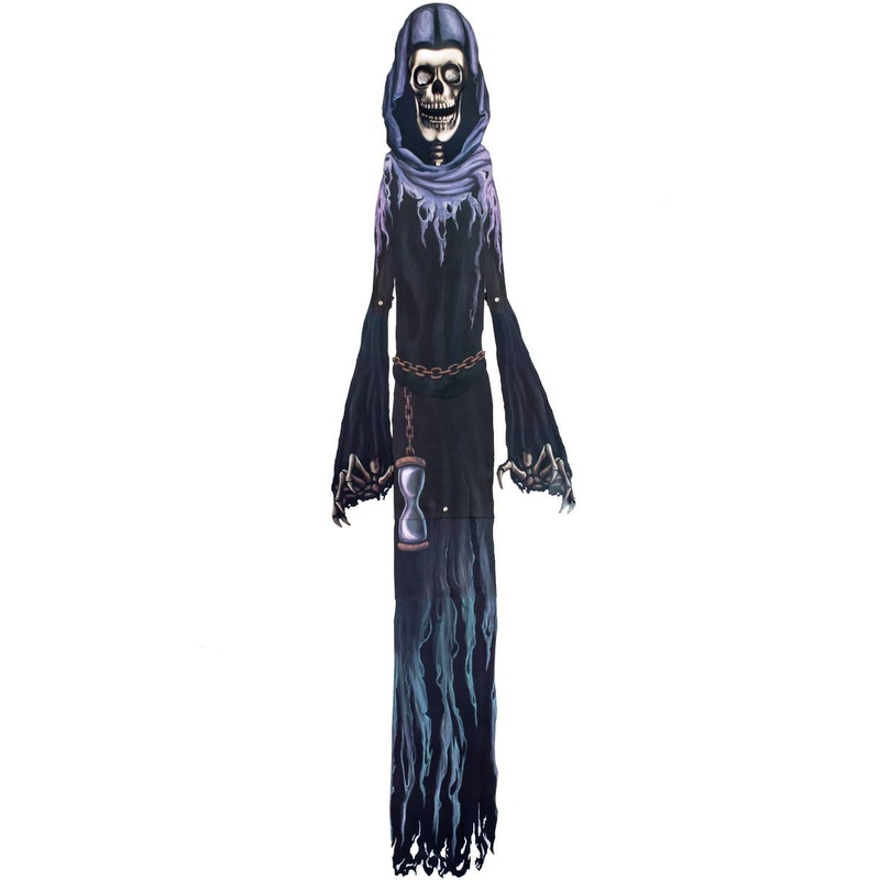 Hanging Cut Out Skeleton Grim Reaper Halloween Decoration