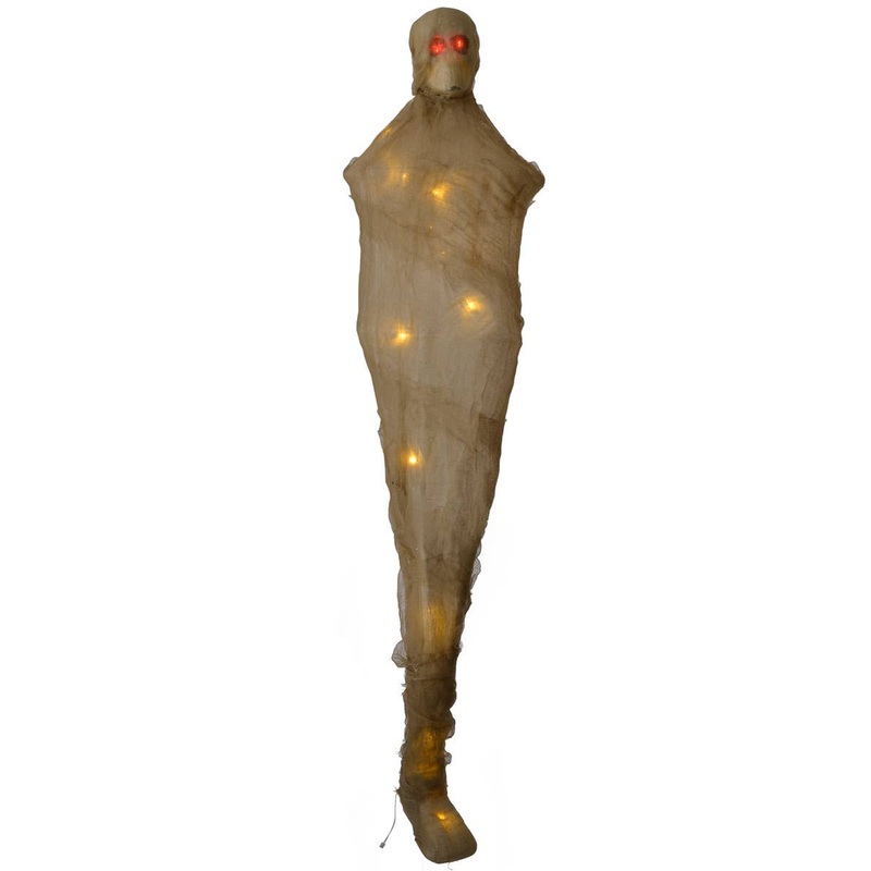 Hanging Light Up Cocooned Dead Body Halloween Decoration