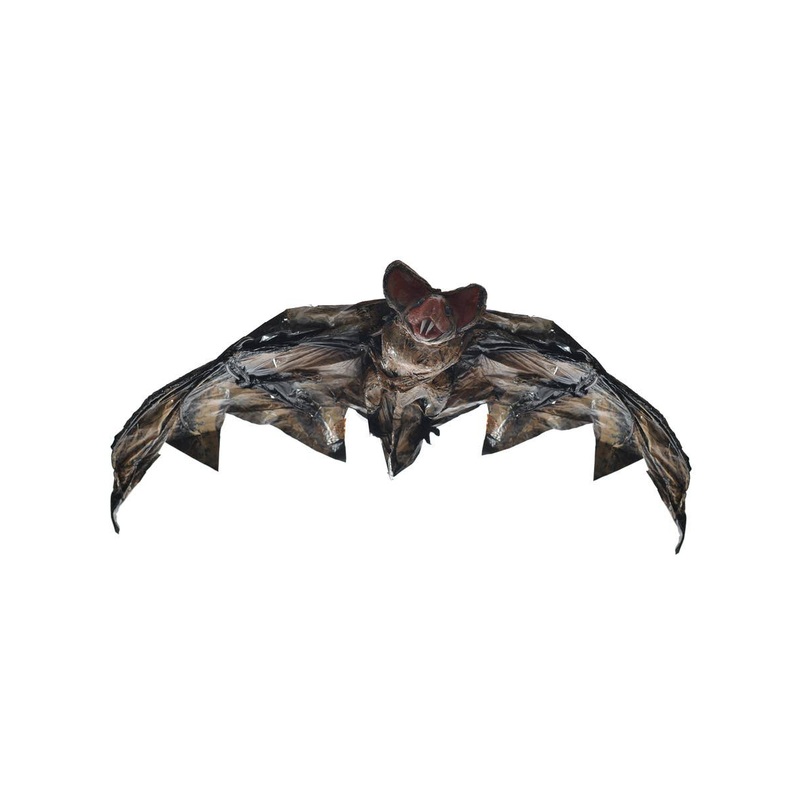 Large Hanging 80cm Flying Brown Bat Halloween Decoration