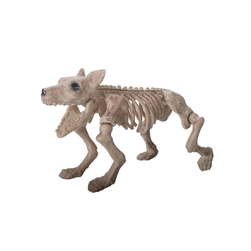 Large Skeleton Dog Halloween Decoration