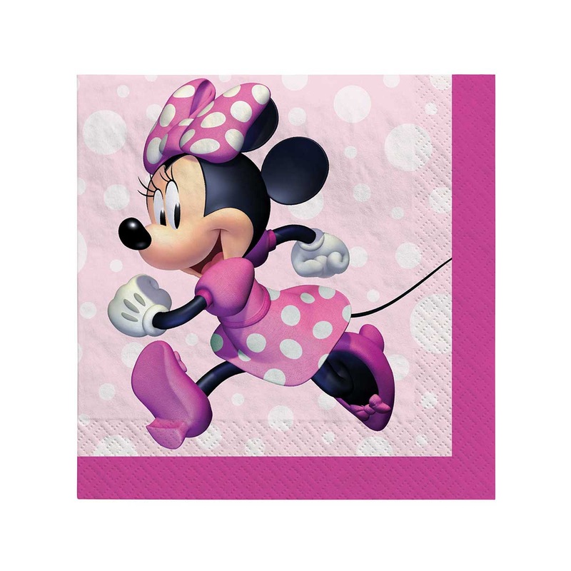 Minnie Mouse Forever 16 Pack Beverage Napkins