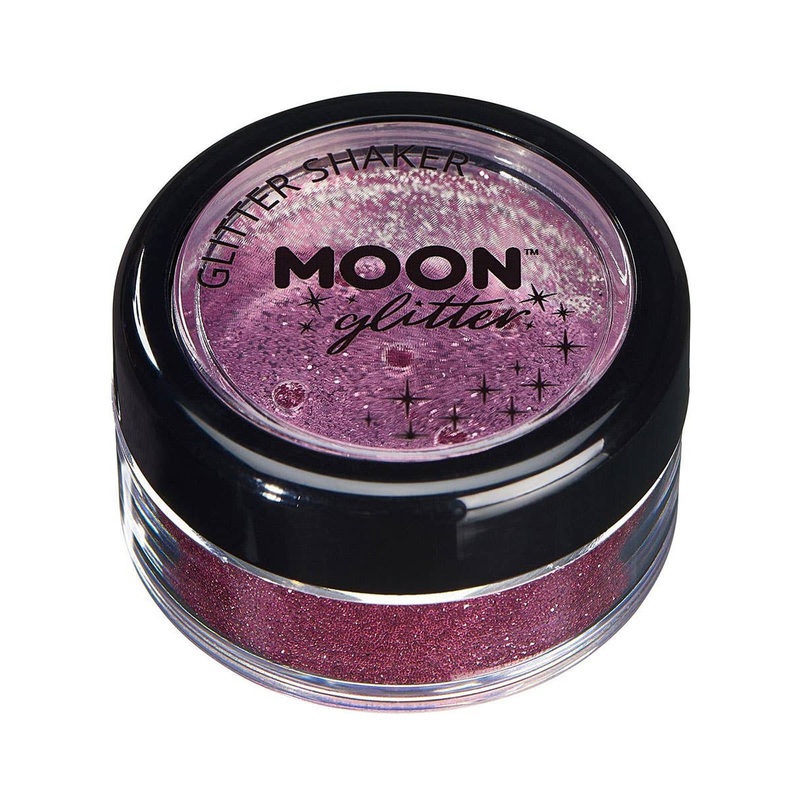 Moon Glitter Pink Loose Glitter Shaker