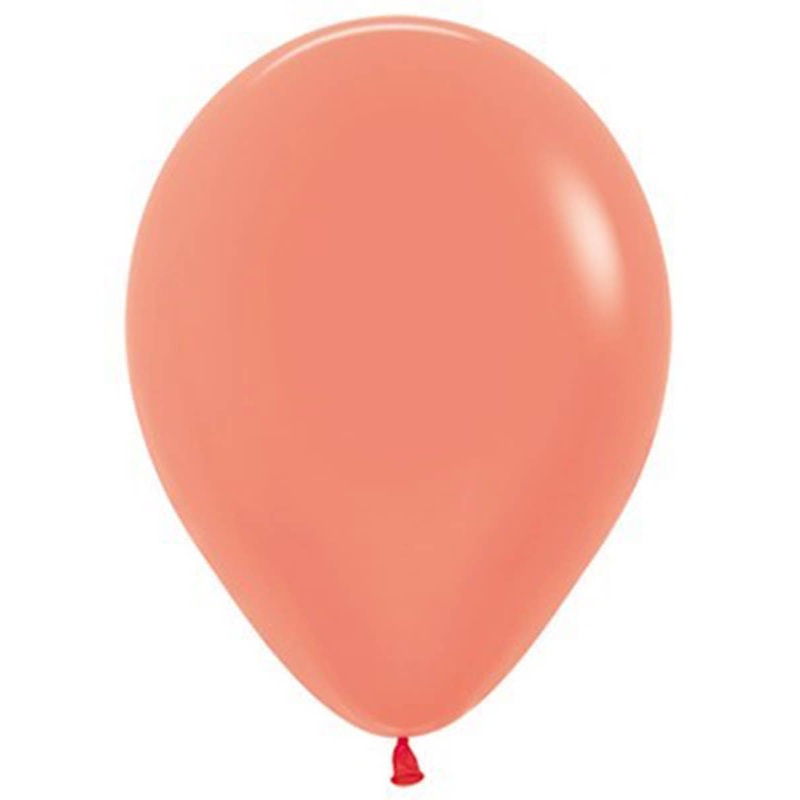 Neon Orange Single 30cm Latex Balloon
