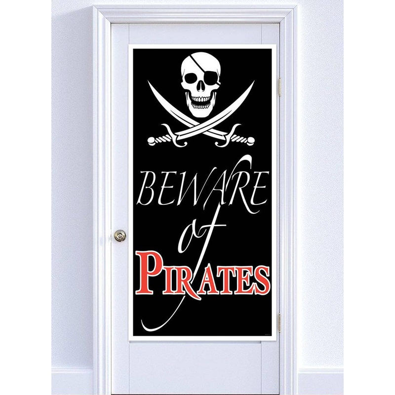 Pirates Beware Door Cover Party Decoration
