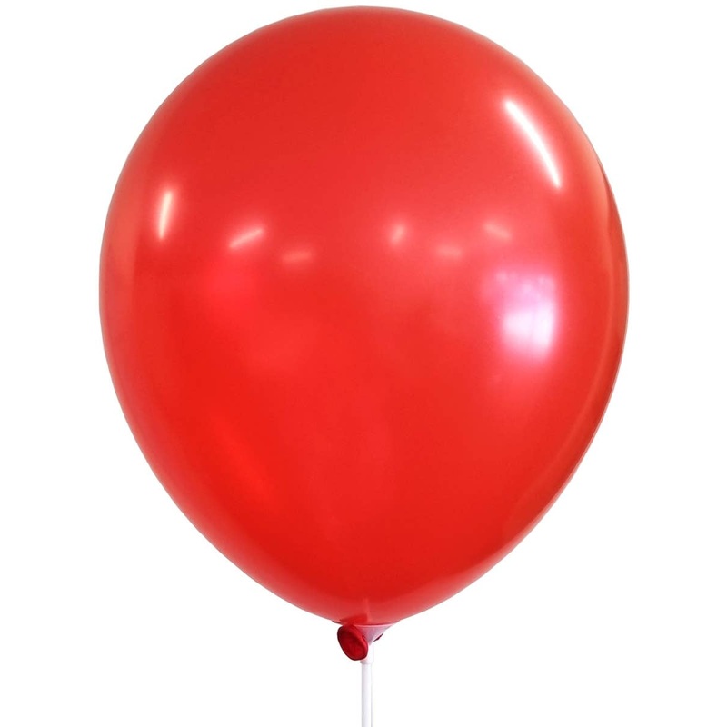 Red 30cm Pack of 10 Solid Colour Latex Balloons