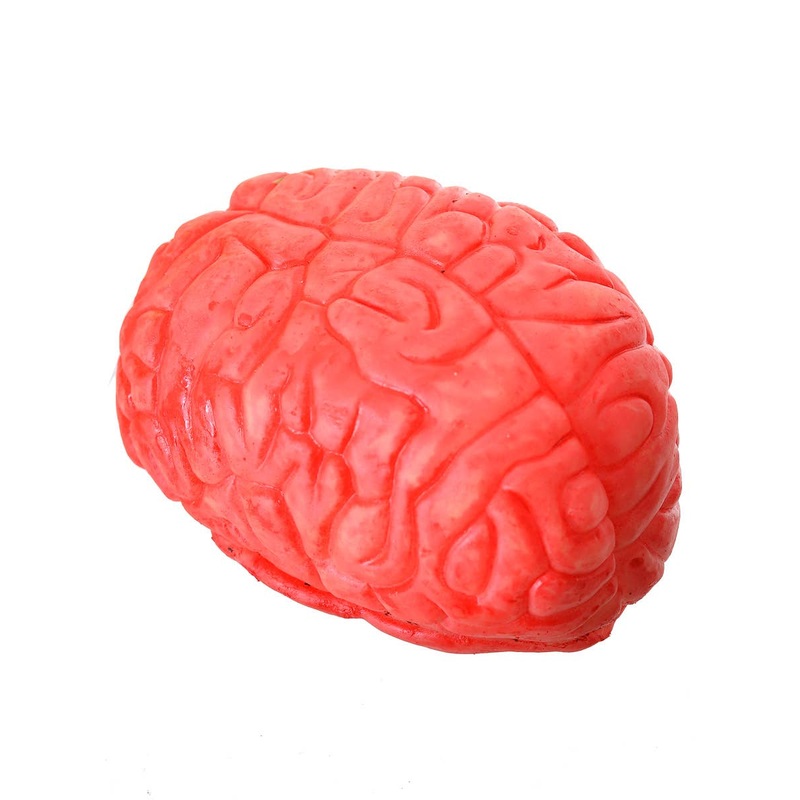 Rubber Life Size Human Brain Halloween Decoration