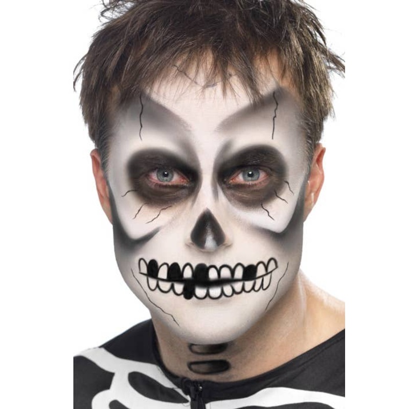 Skeleton Greasepaint Halloween Makeup Kit