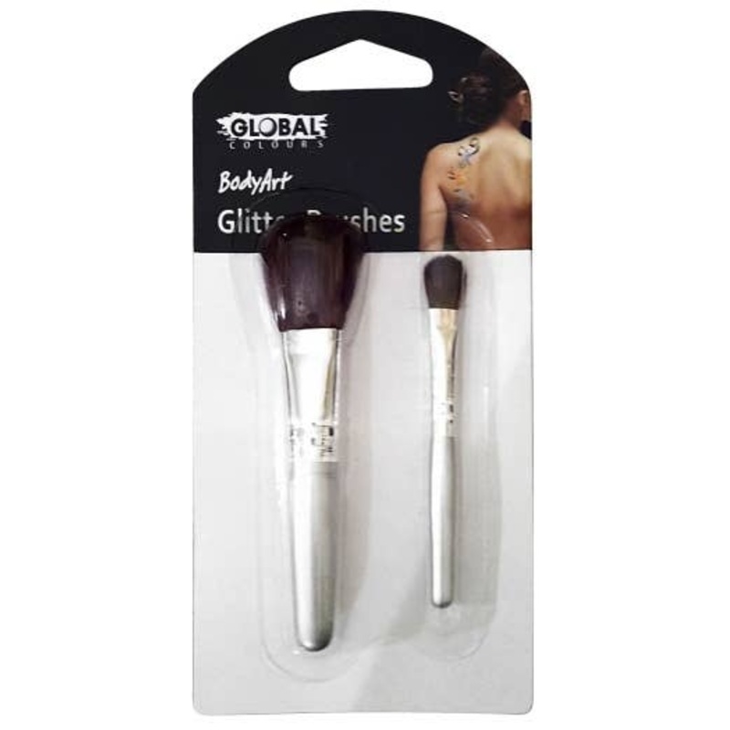 Soft Glitter Art Brush Set - 2 Pack